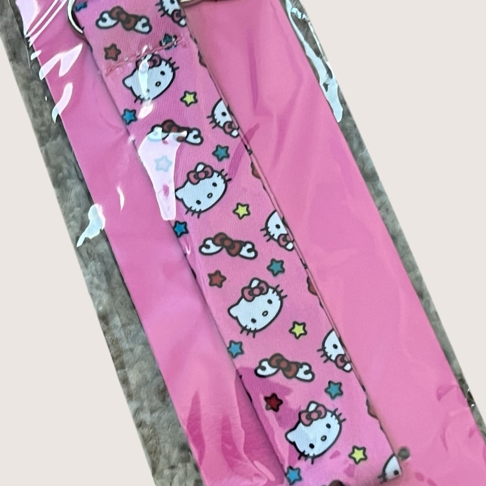 Hello Kitty Pink Character Charm Wristlet Keychain - Picture 3 of 3